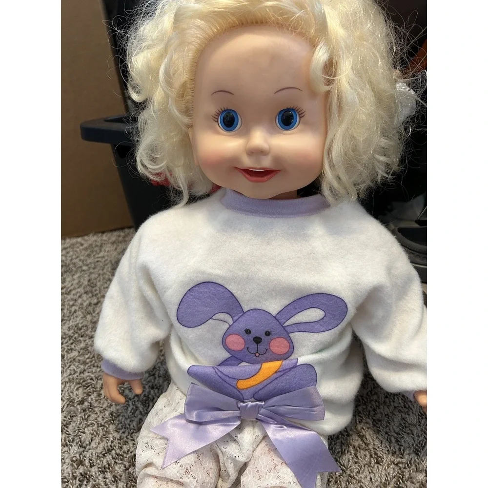 Vintage 1986 Cricket Talking Doll In Original Box Eyes Move, Tape Included Read